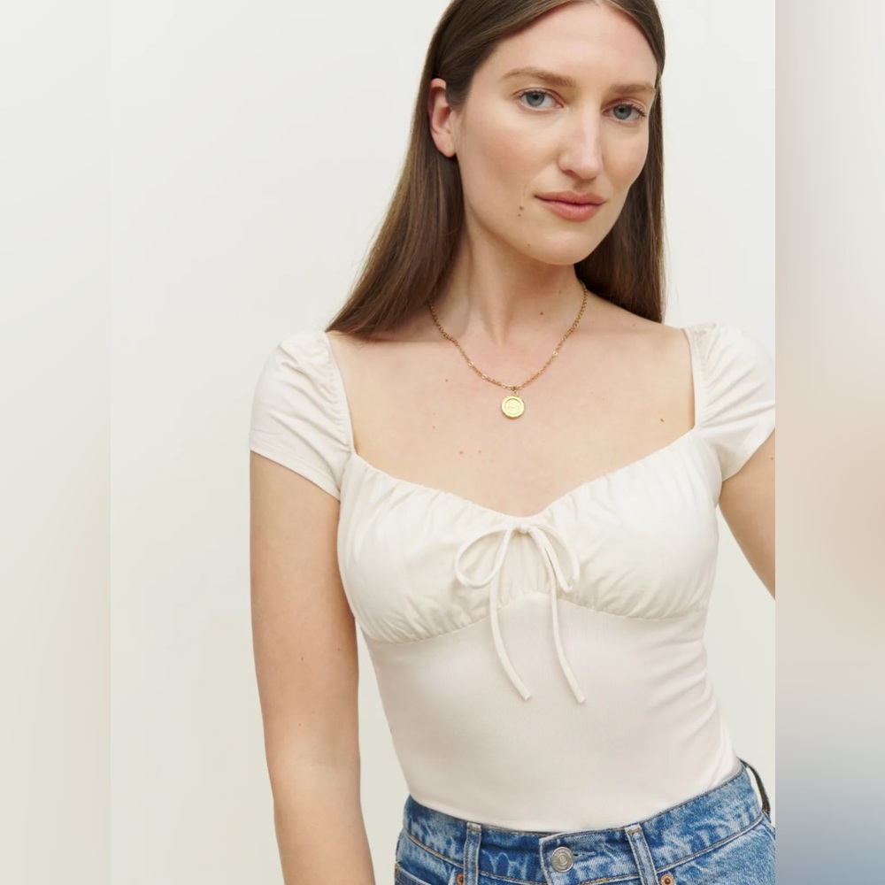 Reformation Lev Knit Top